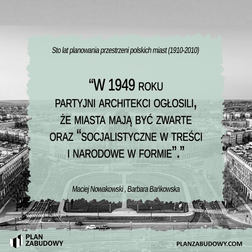 PLAN ZABUDOWY - książka - Sto-lat-planowania-przestrzeni-polskich-miast-1910-2010 - cytat nr 5