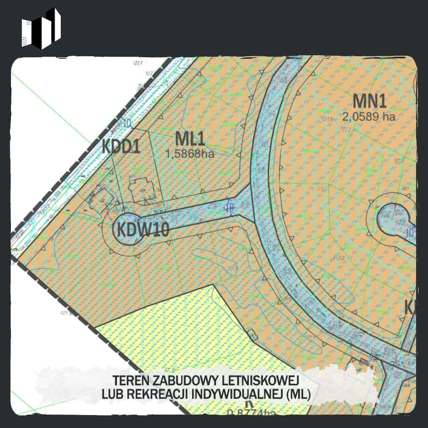 PLAN ZABUDOWY - TEREN ZABUDOWY REKREACJI INDYWIDUALNEJ LUB LETNISKOWEJ - MPZP