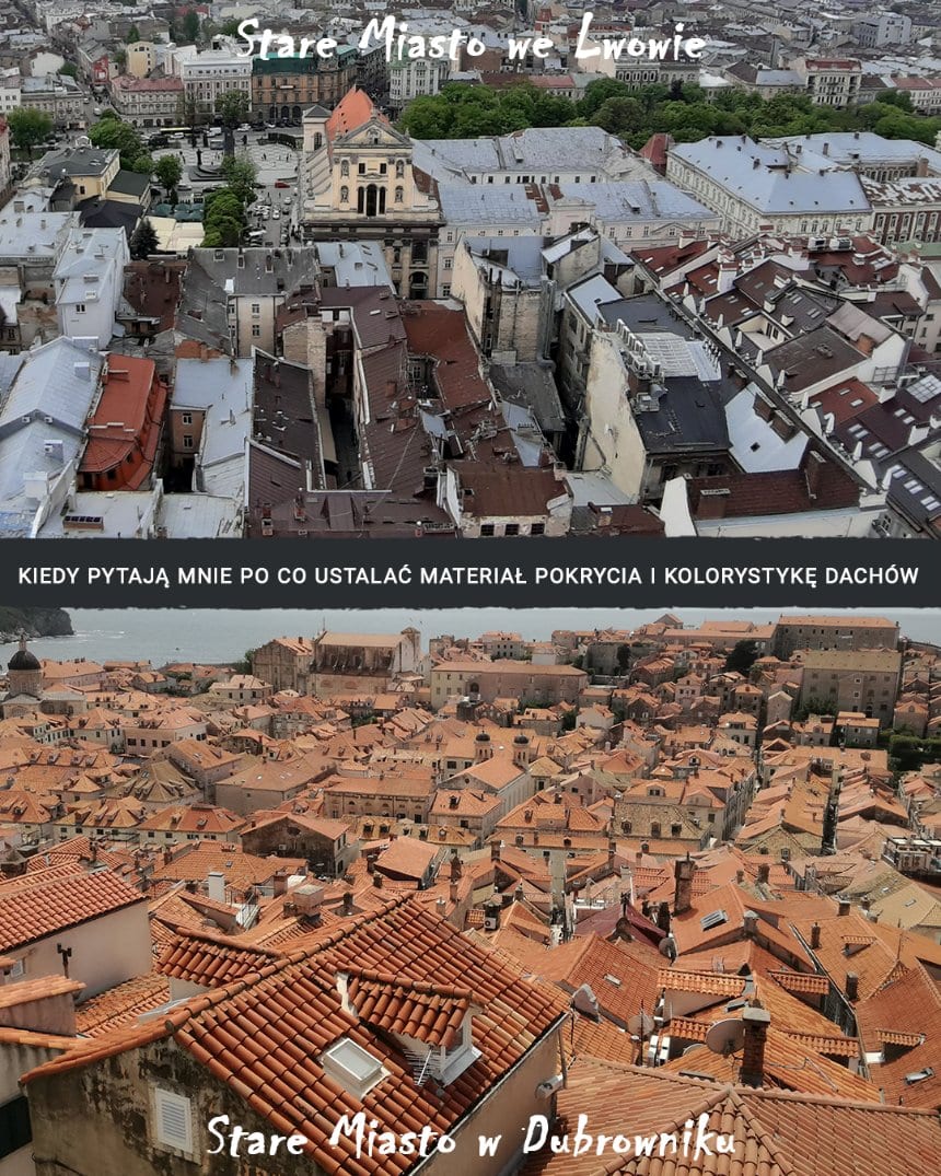 PLAN ZABUDOWY - Rzecz o dachach