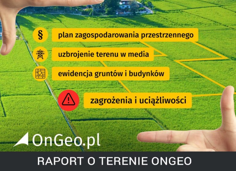 Plan Zabudowy - RAPORT O TERENIE ONGEO